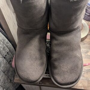 UGG Women's Gray Suede Boots